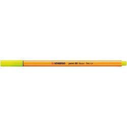 Rostirón, tűfilc 0,4mm, STABILO Point 88 neon sárga