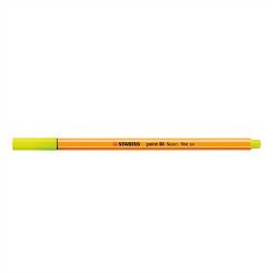 Rostirón, tűfilc 0,4mm, STABILO Point 88 neon sárga