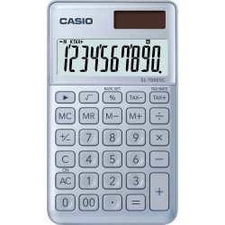 Zsebszámológép 10 digit Casio SL 1000 kék Irodatechnika, kellékei Casio