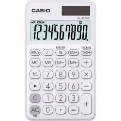 Zsebszámológép 10 digit Casio SL 310 fehér Irodatechnika, kellékei Casio