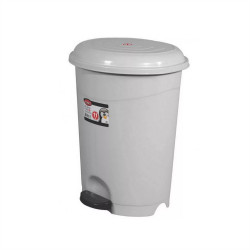 Szemetes kuka pedálos műanyag 22 literes szürke UP128-002