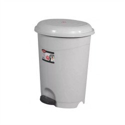 Szemetes kuka pedálos műanyag 22 literes szürke UP128-002