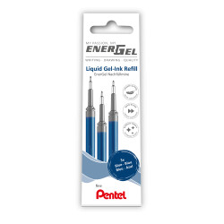 Tollbetét tűhegyű 3 db/csomag 0,25mm Pentel EnerGel LRN5-3C írásszín kék Író- irodaszer, papíráru Pentel