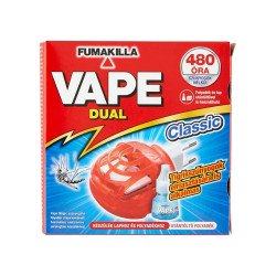 Szúnyogriasztó elektromos készülék lapkához&folyadékhoz+szúnyogirtó folyadék 60 éj Classic Magic VAPE