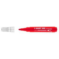 Textilmarker 1-3 mm kerek ICO T-SHIRT XXL piros Író- irodaszer, papíráru Ico