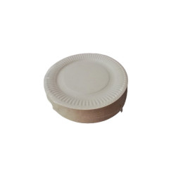 Tányér lapos papír 18 cm 100 db/csomag fehér Asztali kiegészítők, kellékek Egyéb
