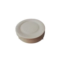 Tányér lapos papír 18 cm 100 db/csomag fehér Asztali kiegészítők, kellékek Egyéb