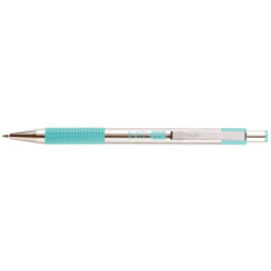 Golyóstoll 0,7mm, pasztell zöld test, Zebra F-301, írásszín kék Golyóstoll Zebra