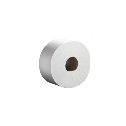 Toalettpapír 2 rétegű közületi átmérő: 19 cm 100 % cellulóz laponkénti belső adagolású 12 tekercs/karton hófehér Iroda üzemeltetés, munkavédelem Alpha