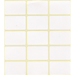 Etikett címke, 20x30mm, 4 lap, 15 címke/lap Etikett - címke Egyéb