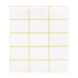 Etikett címke, 20x30mm, 4 lap, 15 címke/lap