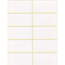 Etikett címke, 25x50mm, 6 lap, 10 címke/lap Etikett - címke Egyéb