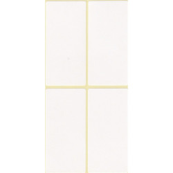 Etikett címke, 40x80mm, 15 lap, 4 címke/lap Etikett - címke Egyéb