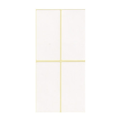 Etikett címke, 40x80mm, 15 lap, 4 címke/lap