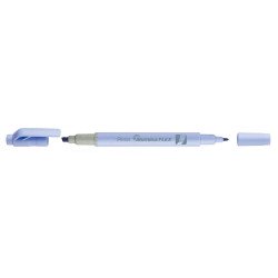 Szövegkiemelő kétvégű 1/3,5mm, vágott és kúphegyű, Pentel pasztell világoskék Író- irodaszer, papíráru Pentel