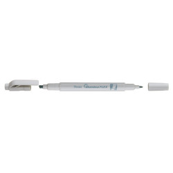 Szövegkiemelő kétvégű 1/3,5mm, vágott és kúphegyű, Pentel pasztell szürke Író- irodaszer, papíráru Pentel