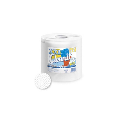 Háztartási papírtörlő kéztörlő 2 rétegű 500 lapos egyesével csomagolt Cleanit XXL500 Lucart