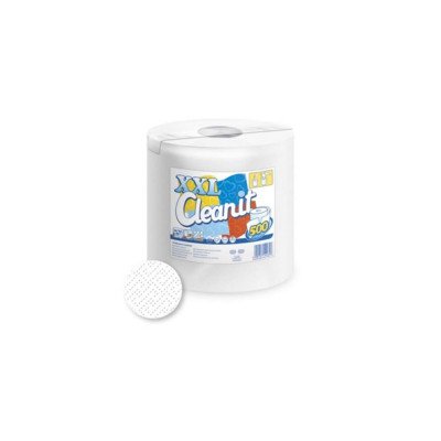 Háztartási papírtörlő kéztörlő 2 rétegű 500 lapos egyesével csomagolt Cleanit XXL500 Lucart