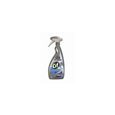 Rozsdamentes acél és üvegtisztító szórófejes 750 ml Stainless Steel&Glass Cif