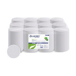 Kéztörlő tekercses 2 rétegű átmérő: 13 cm fehér duda nélküli 12 tekercs/karton EcoLucart 2.13 CL_861100 Iroda üzemeltetés, munkavédelem Lucart
