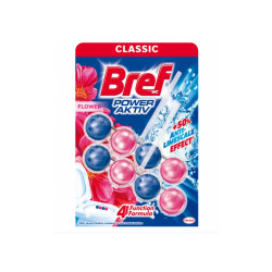 WC illatosító 2 x 50 g golyós Power Aktiv Bref Flower Blossom Iroda üzemeltetés, munkavédelem Bref