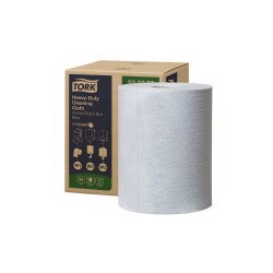 Ipari törlő 1 rétegű tekercses átmérő: 25 cm 280 lap/106,4 méter/tekercs 1 tekercs/karton Premium W1/2/3 TORK_530237 kék