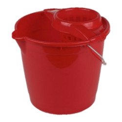 Felmosó vödör 10 literes kerek csavaró kosárral Spring Iroda üzemeltetés, munkavédelem Egyéb