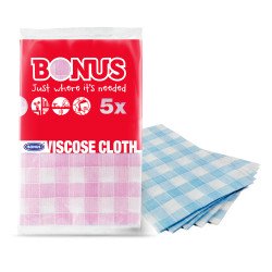 Mosogató kendő 5 db/csomag Viszkóz Bonus_B347 Iroda üzemeltetés, munkavédelem Bonus