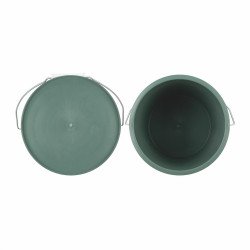 Vödör 10 literes műanyag fedél nélkül fém füllel újrahasznosított