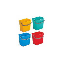 Vödör 6 literes műanyag szögletes kék Iroda üzemeltetés, munkavédelem Egyéb