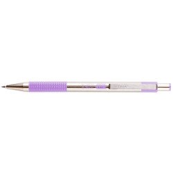 Golyóstoll 0,7mm, pasztell lila test, Zebra F-301, írásszín kék Golyóstoll Zebra