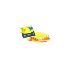 Jegyzettömb öntapadó, 75x75mm, 4x80lap,Info Notes, brilliant mix, rózsaszín, sárga, zöld, narancssárga Író- irodaszer, papíráru Info Notes