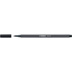 Rostirón, filctoll 1mm, M STABILO Pen 68 fekete Filctoll Stabilo