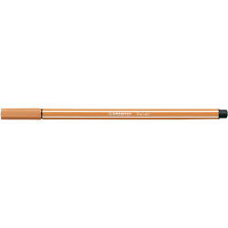 Rostirón, filctoll 1mm, M STABILO Pen 68 sötétokker
