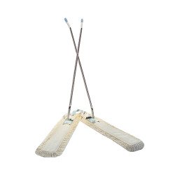 Mophuzat zsebes ollós mophoz pamut 100 cm fehér_RSR56 Iroda üzemeltetés, munkavédelem IPC