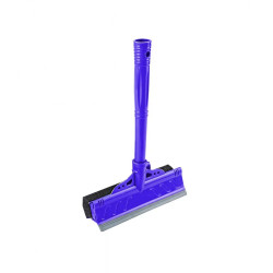Ablaklehúzó műanyag gumibetétes szivaccsal 22 cm széles_KCS2277B kék
