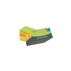 Jegyzettömb öntapadó, 75x125mm, 6x100lap, Info Notes, spring, zöld, sárga, narancs, lila Író- irodaszer, papíráru Info Notes