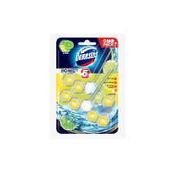 WC illatosító 2 x 55 g Power5 Domestos Lime Iroda üzemeltetés, munkavédelem Domestos