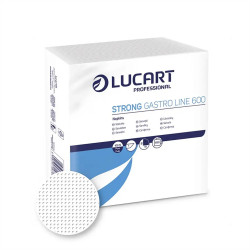 Szalvéta éttermi 1 rétegű 600 lapos hófehér Strong Gastro Line Lucart_832334 Iroda üzemeltetés, munkavédelem Lucart
