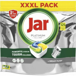 Mosogatógép tabletta 125 db/csomag Jar Platinum Yellow Gépi mosogatás Jar