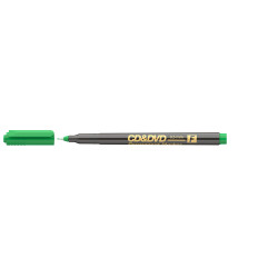 Alkoholos marker 0,5mm, CD/DVD F Ico, zöld Író- irodaszer, papíráru Ico