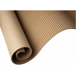 Hullámkarton 1m x 25m tekercses 2 rétegű barna Javítás, ragasztás, csomagolás Bluering