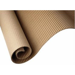 Hullámkarton 1m x 25m tekercses 2 rétegű barna Javítás, ragasztás, csomagolás Bluering