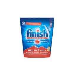Mosogatógép tabletta 80 db/doboz Finish All in Max Lemon Gépi mosogatás Finish