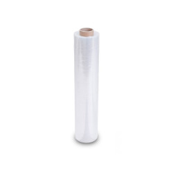Strechfólia nyújtható EXTRA ERŐS, 5 rétegű, kézi 50cm, 2,15kg, 12 micron 350 méter átlátszó EcoFoil Super Power Csomagoló fólia EcoFoil