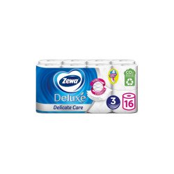 Toalettpapír 3 rétegű 100% cellulóz 16 tekercs/csomag Delicate Care Deluxe Zewa Iroda üzemeltetés, munkavédelem Zewa