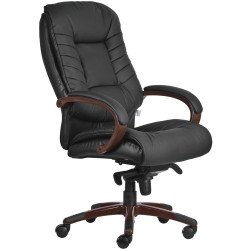 Forgószék vezetői Buffalo valódi bőr fekete Forgószék Antares