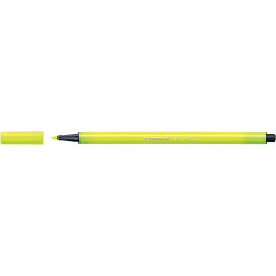 Rostirón, filctoll 1mm, STABILO Pen 68 neon sárga