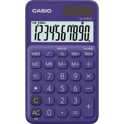 Zsebszámológép 10 digit Casio SL 310 lila Zsebszámológép 10 digit Casio SL 310 lila