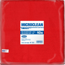 Microszálas kendő MicroClean BonusPro piros_B326 Iroda üzemeltetés, munkavédelem Bonus